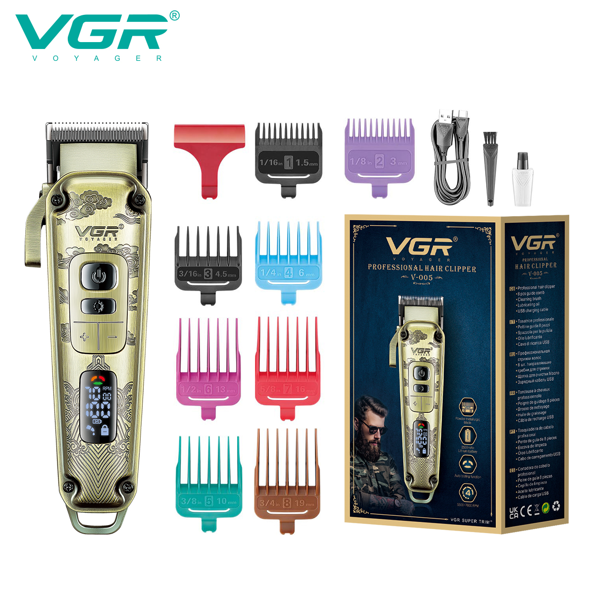Машинка для стрижки волос VGR V-005